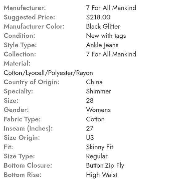 7 For All Mankind B(Air) Jeans - Picture 11 of 11